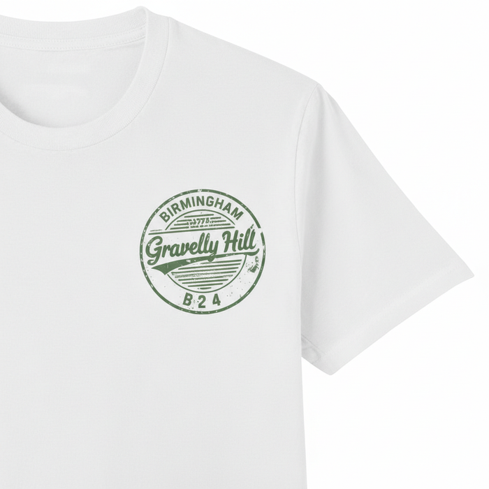 Gravelly Hill - T-Shirt - B24 Vintage Stamp Design
