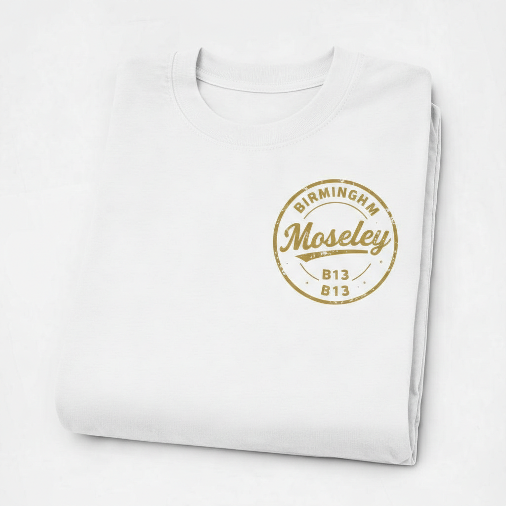 Moseley - T-Shirt - B13 Vintage Stamp Design