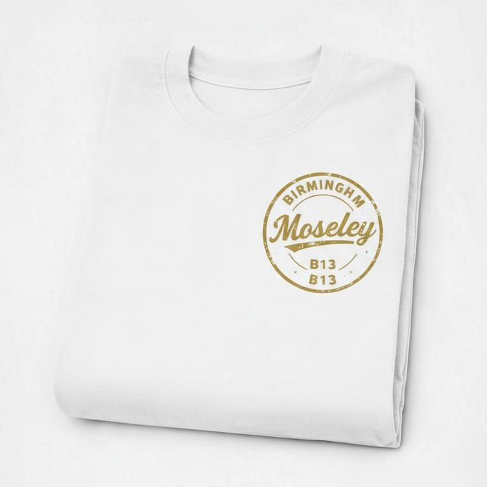 Moseley - T-Shirt - B13 Vintage Stamp Design