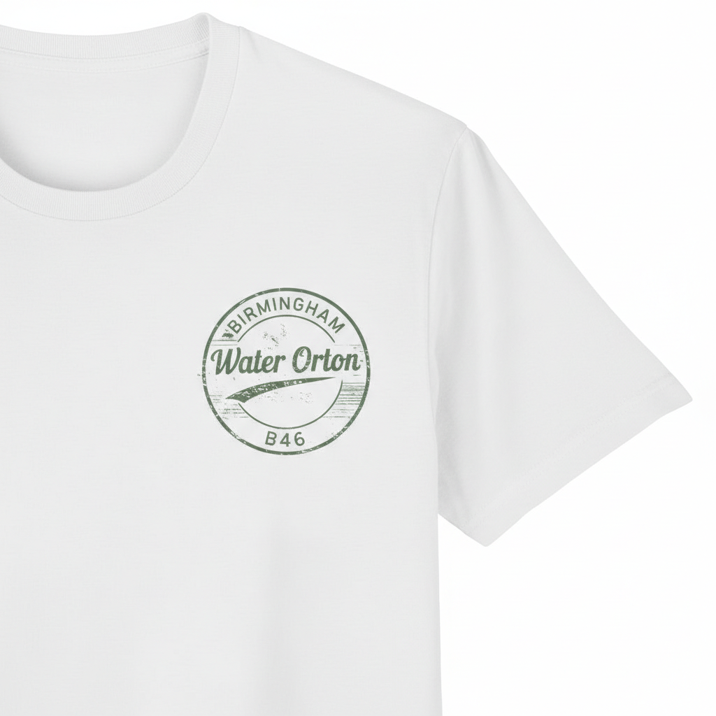 Water Orton - T-Shirt - B46 Vintage Stamp Design
