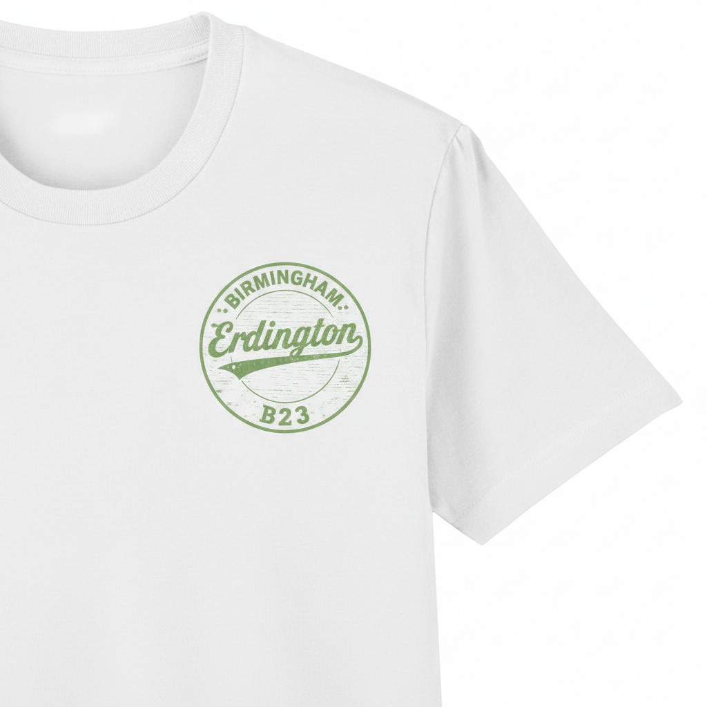 Erdington - T-Shirt - B23 Vintage Stamp Design