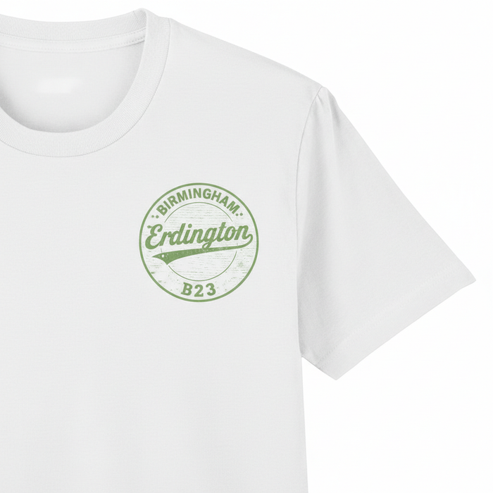 Erdington - T-Shirt - B23 Vintage Stamp Design
