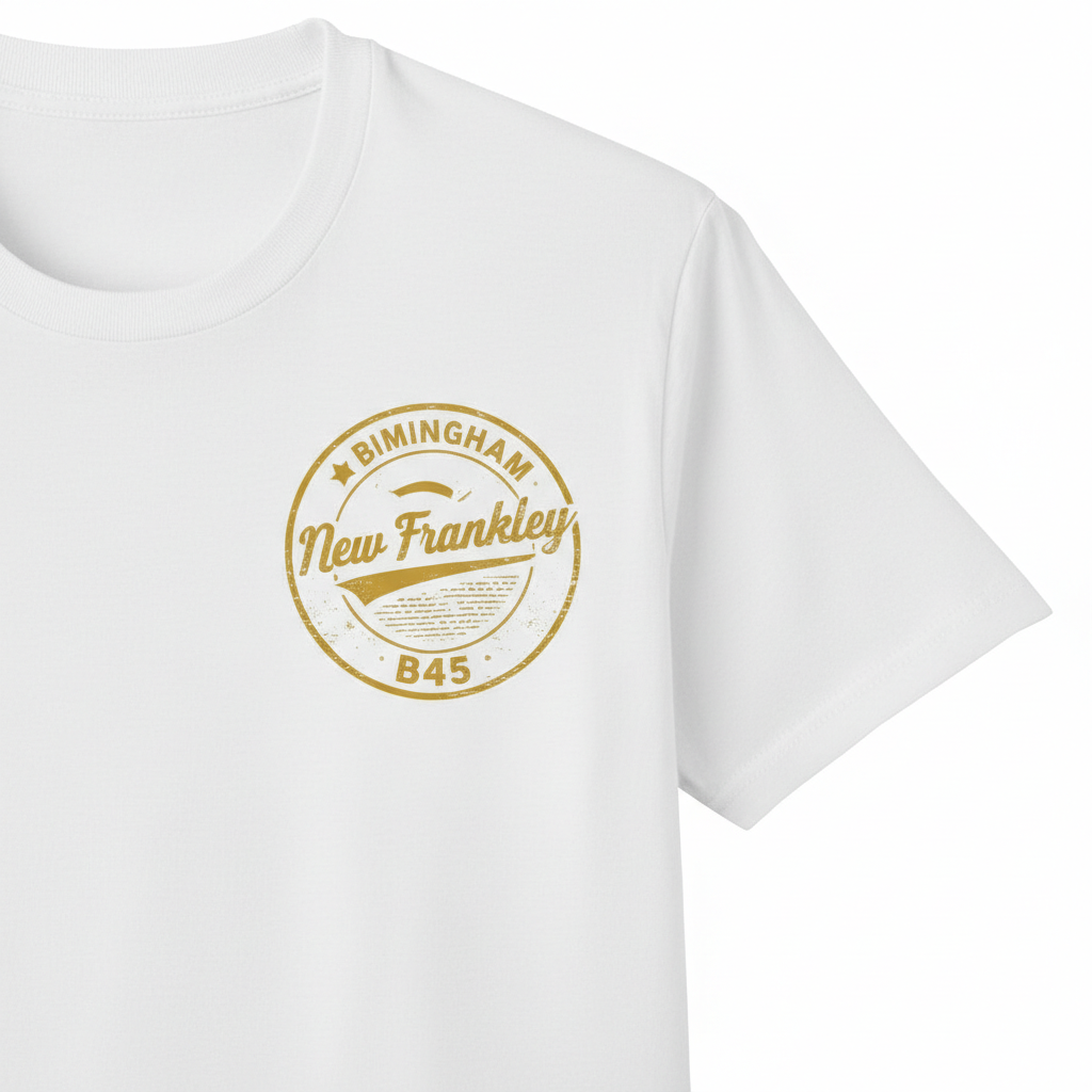 New Frankley - T-Shirt - B45 Vintage Stamp Design