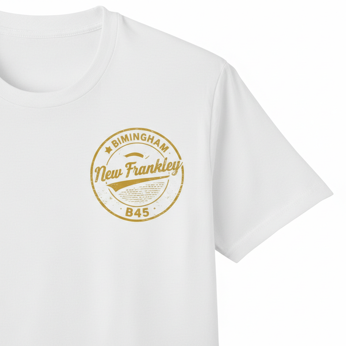 New Frankley - T-Shirt - B45 Vintage Stamp Design