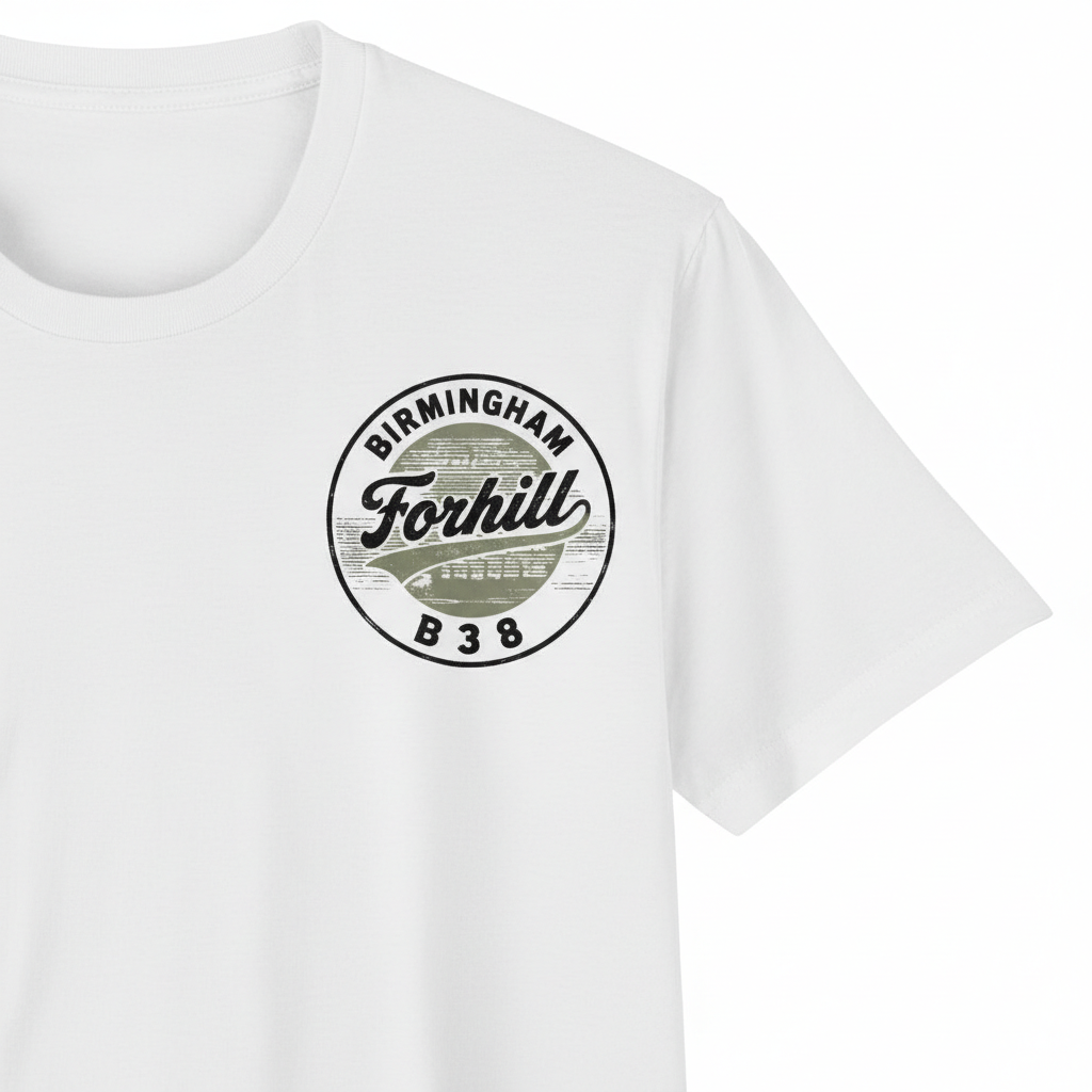 Forhill - T-Shirt - B38 Vintage Stamp Design