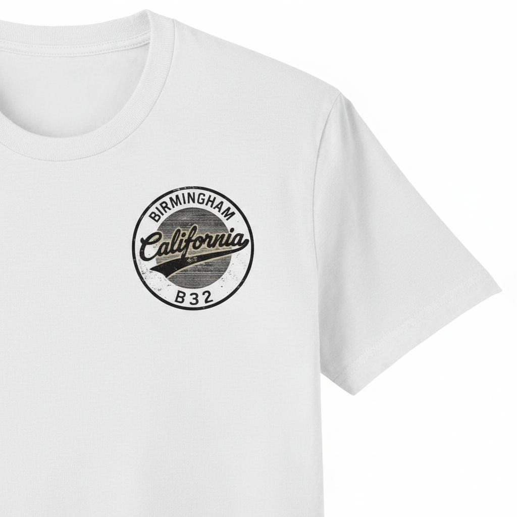 California - T-Shirt - B32 Vintage Stamp Design