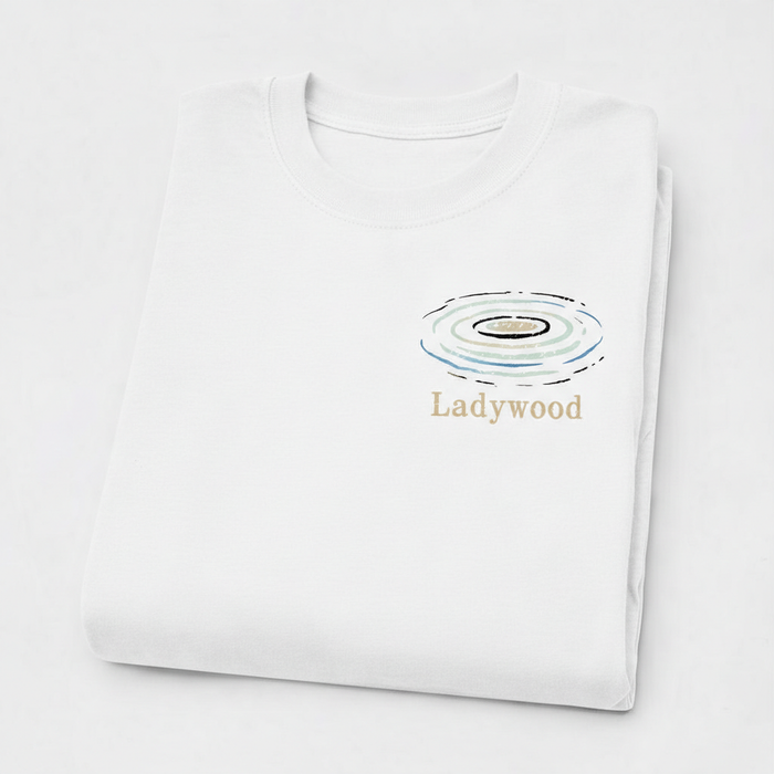 Ladywood - T-Shirt - Minimal Cool Design - Water Ripples