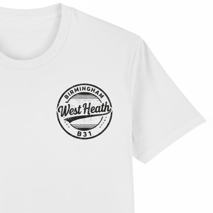 West Heath - T-Shirt - B31 Vintage Stamp Design