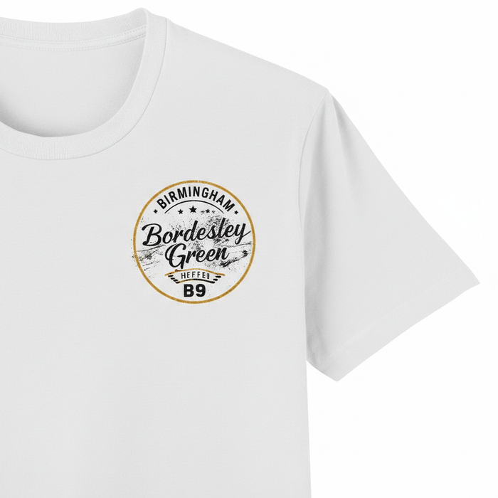 Bordesley Green - T-Shirt - B9 Vintage Stamp Design