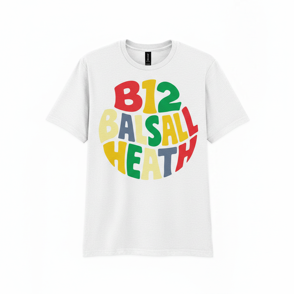Balsall Heath - T-Shirt - Colour Burst Design