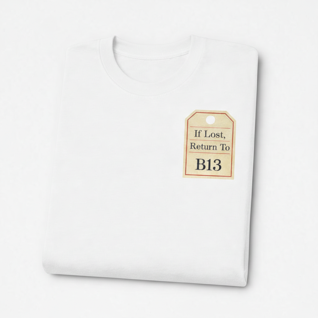 Moseley - T-Shirt - If lost, return to B13 Design