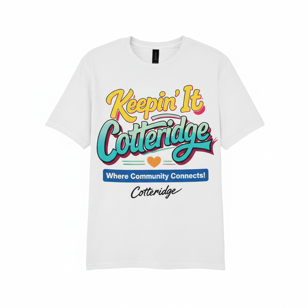 Cotteridge - T-Shirt - Loud Local Love Design