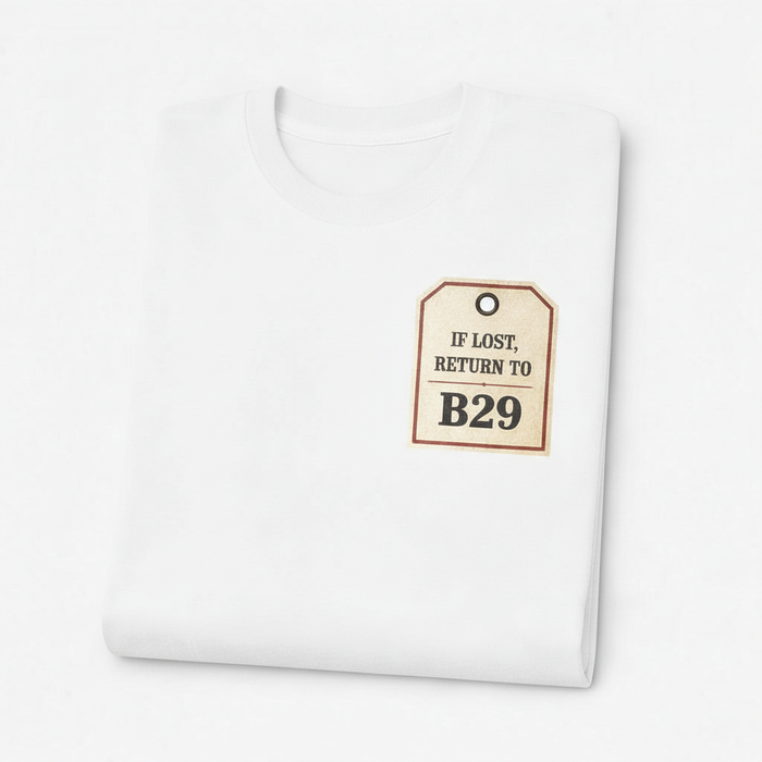 Selly Oak - T-Shirt - If lost, return to B29 Design