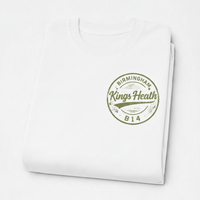 Kings Heath - T-Shirt - B14 Vintage Stamp Design
