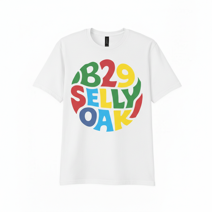Selly Oak - T-Shirt - Colour Burst Design