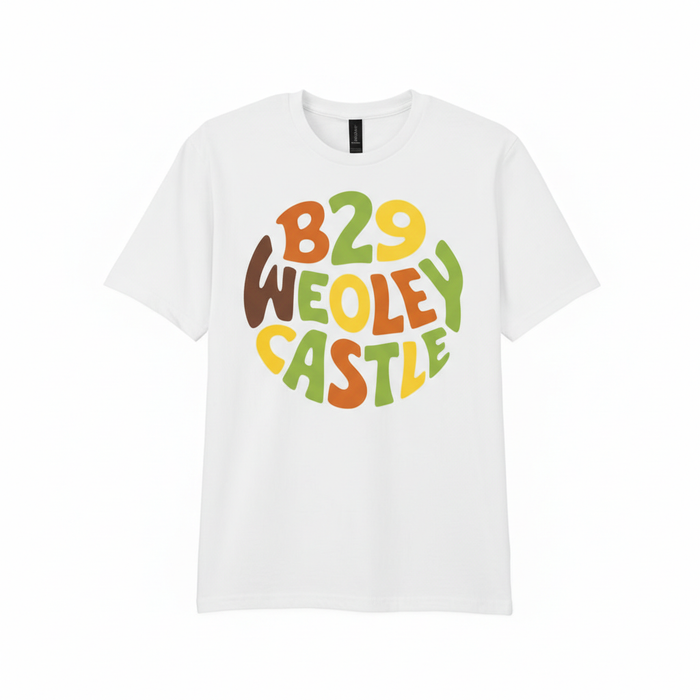 Weoley Castle - T-Shirt - Colour Burst Design