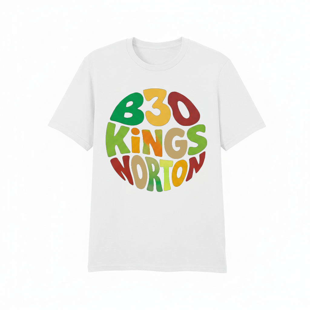 Kings Norton - T-Shirt - Colour Burst Design