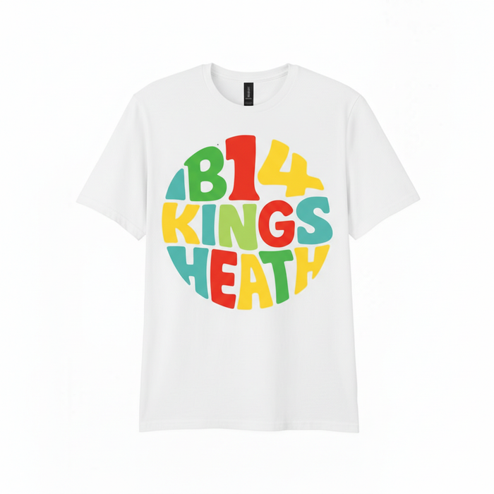 Kings Heath - T-Shirt - Colour Burst Design