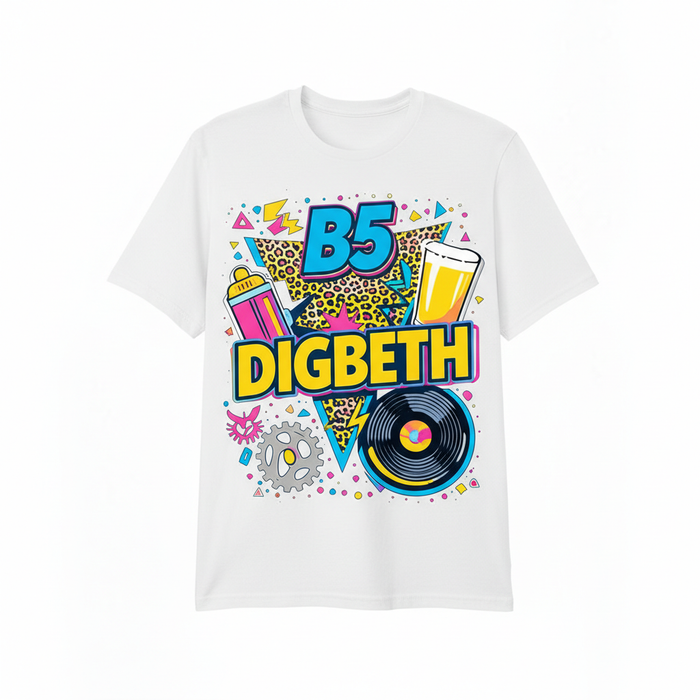 Digbeth - T-Shirt - Playful Neon Vibe Design