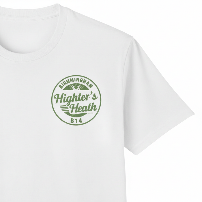 Highter's Heath - T-Shirt - B14 Vintage Stamp Design