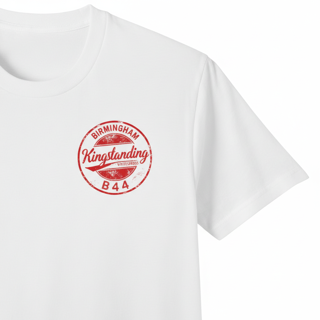 Kingstanding - T-Shirt - B44 Vintage Stamp Design