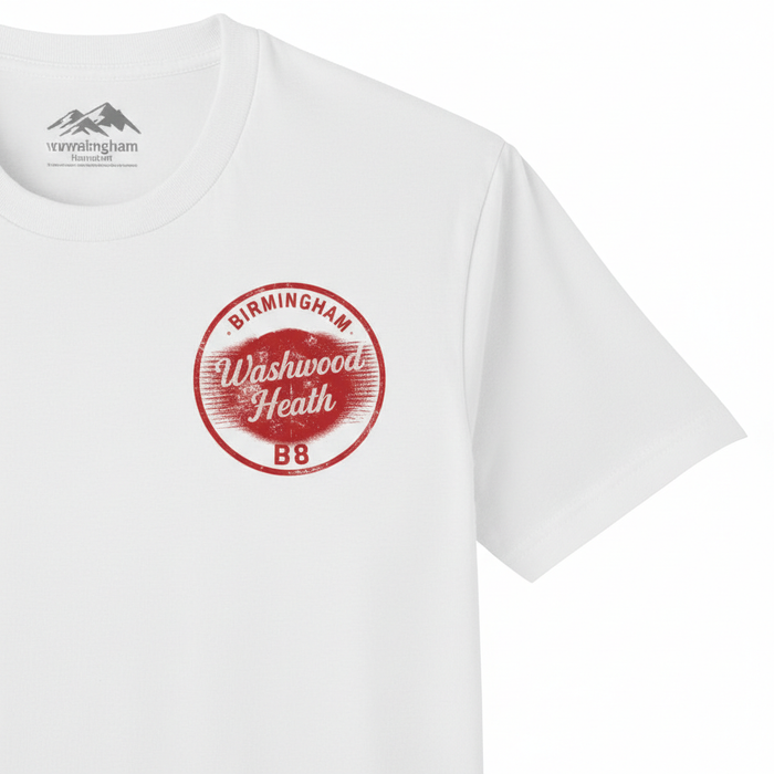 Washwood Heath - T-Shirt - B8 Vintage Stamp Design