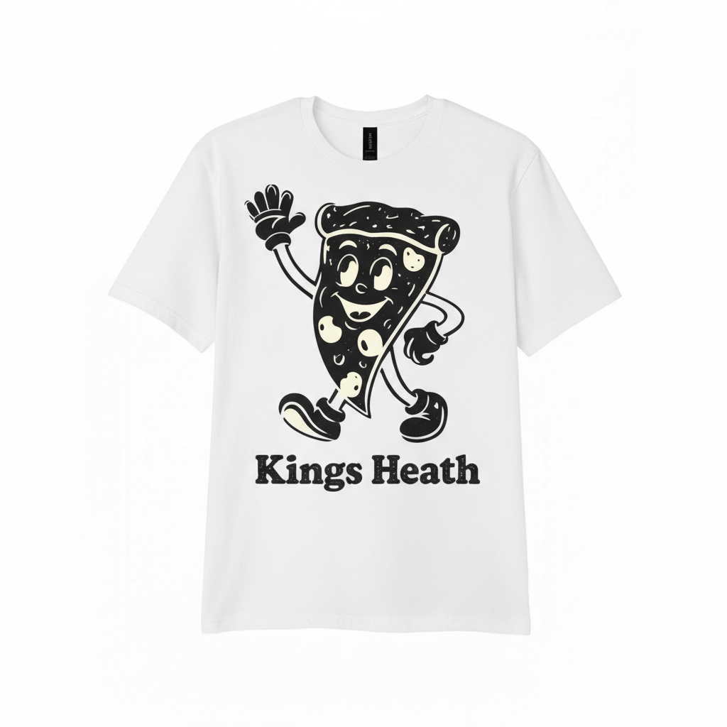 Kings Heath - T-Shirt -  - Pizza Slice