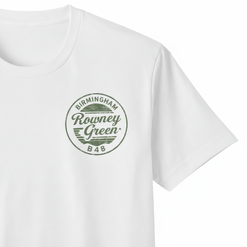 Rowney Green - T-Shirt - B48 Vintage Stamp Design