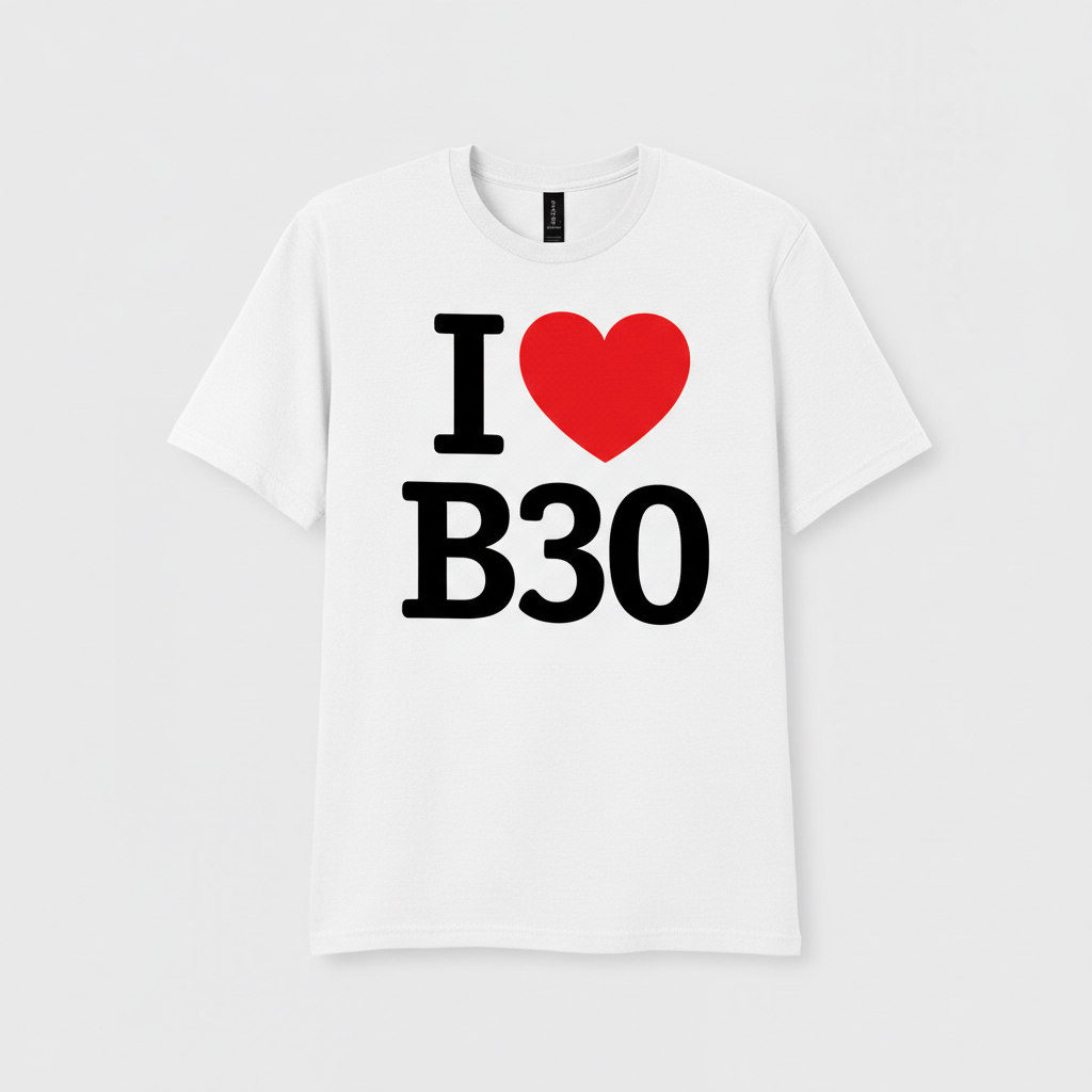 Stirchley - T-Shirt - I heart B30 Design