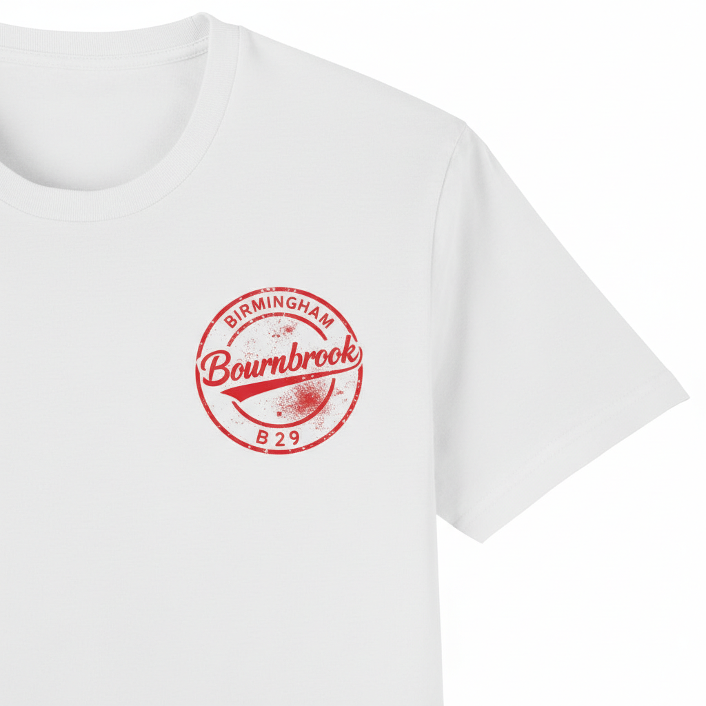Bournbrook - T-Shirt - B29 Vintage Stamp Design