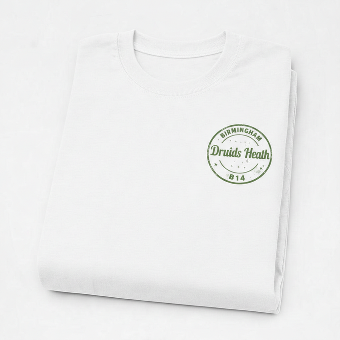 Druids Heath - T-Shirt - B14 Vintage Stamp Design