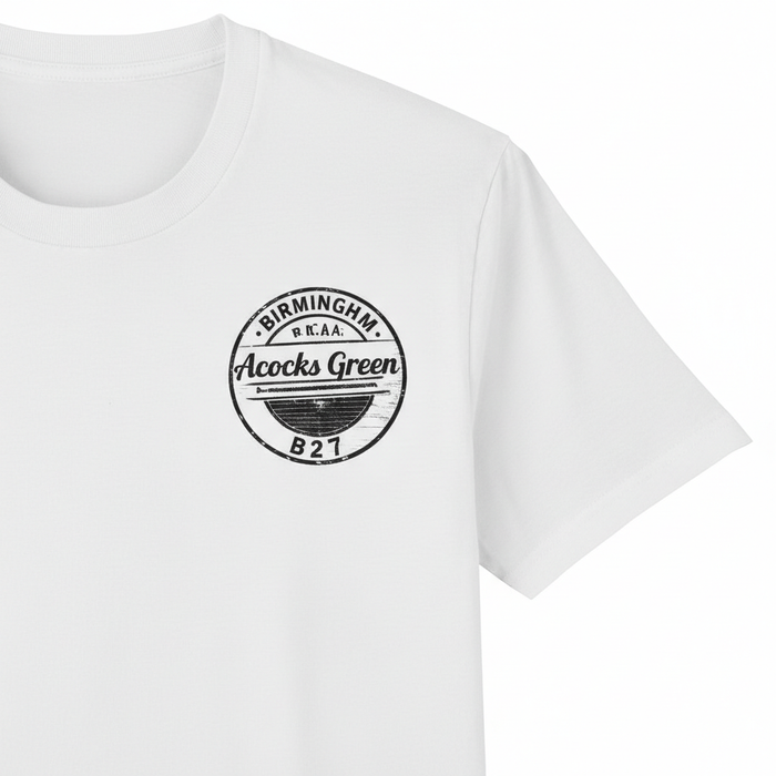 Acocks Green - T-Shirt - B27 Vintage Stamp Design