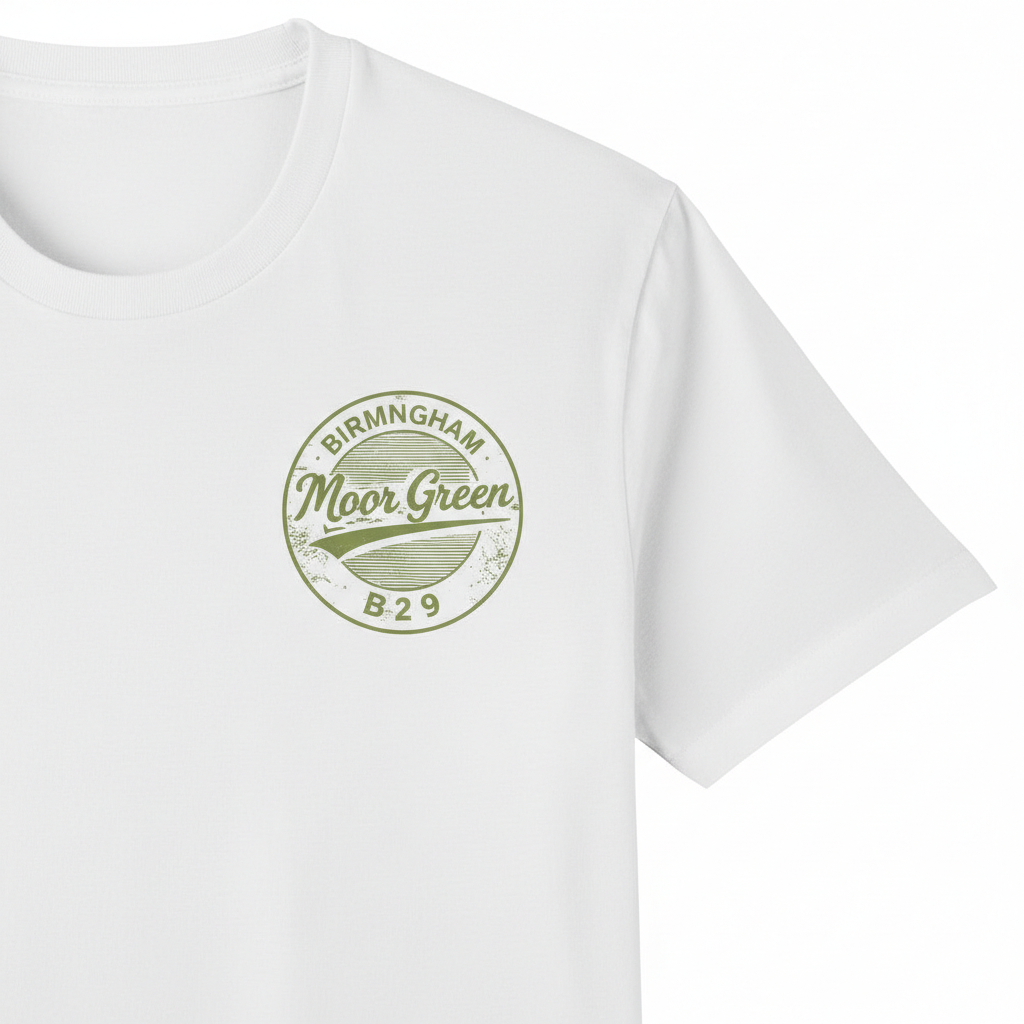 Moor Green - T-Shirt - B29 Vintage Stamp Design