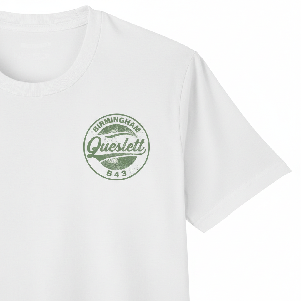 Queslett - T-Shirt - B43 Vintage Stamp Design