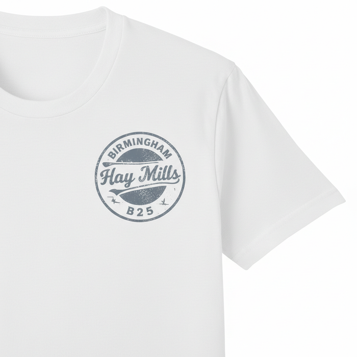 Hay Mills - T-Shirt - B25 Vintage Stamp Design