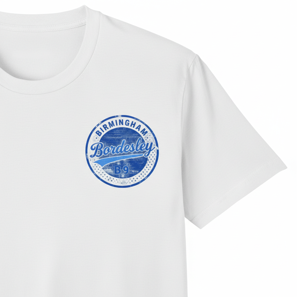 Bordesley - T-Shirt - B9 Vintage Stamp Design