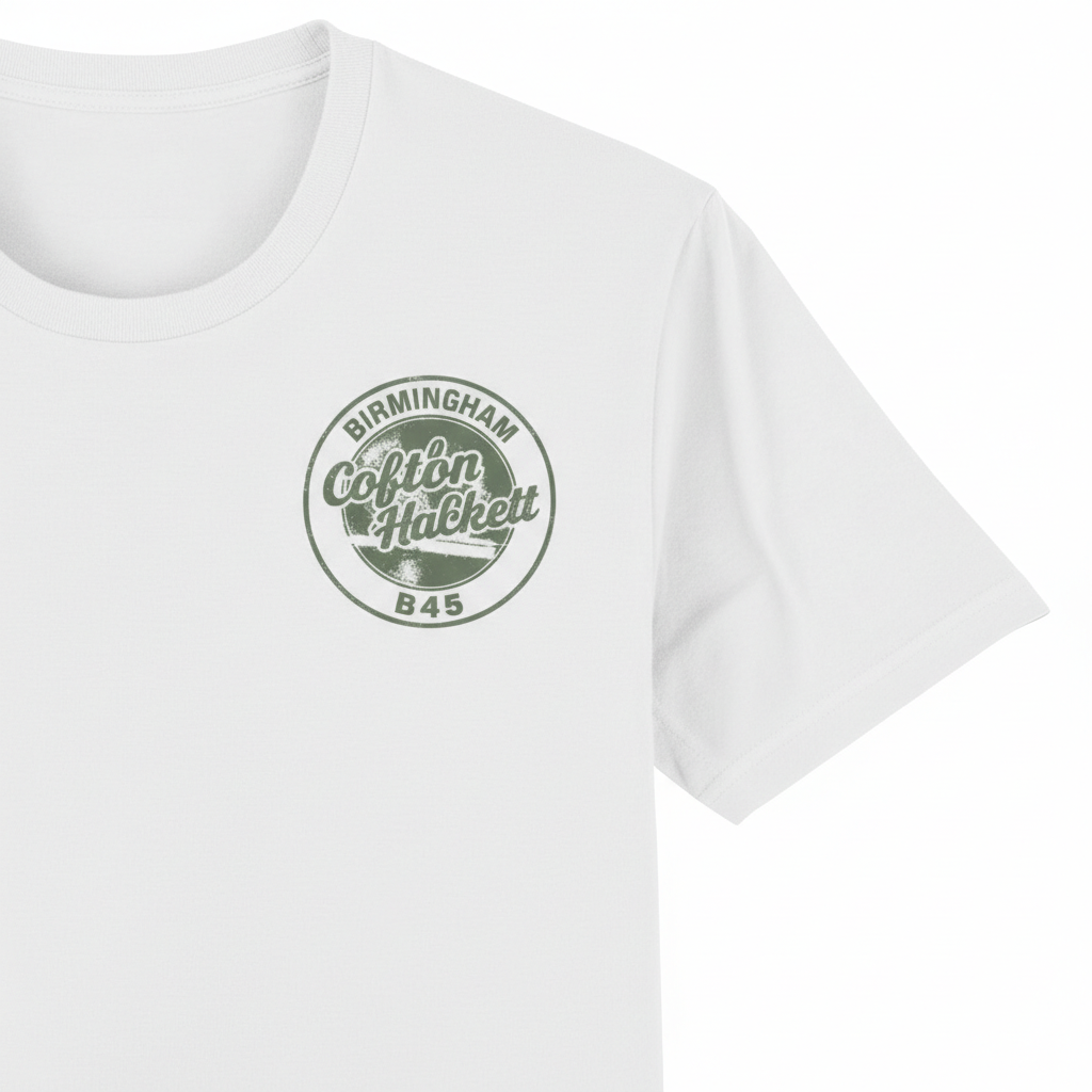 Cofton Hackett - T-Shirt - B45 Vintage Stamp Design