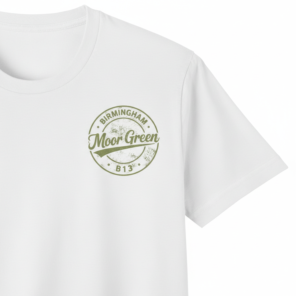 Moor Green - T-Shirt - B13 Vintage Stamp Design