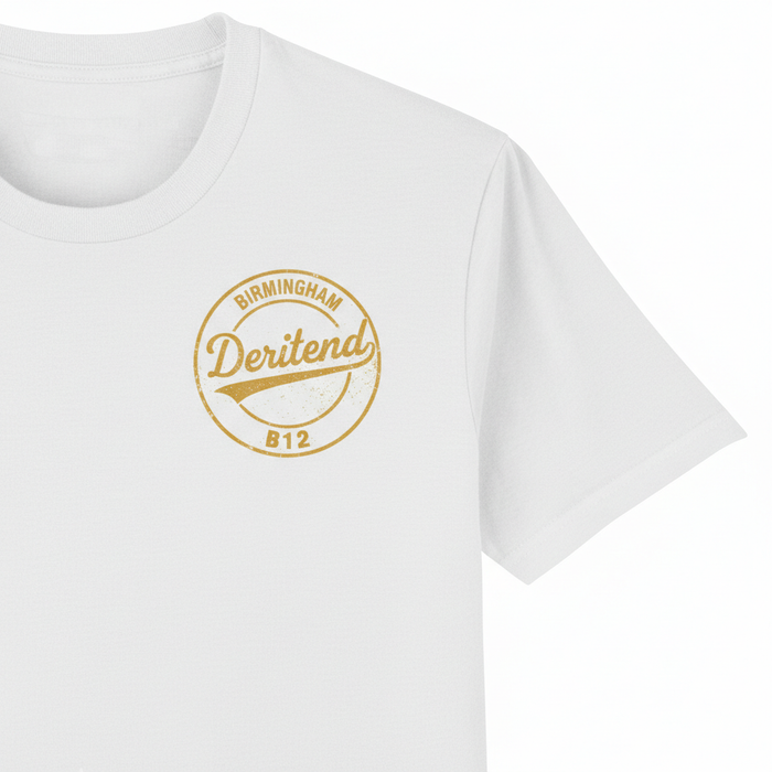 Deritend - T-Shirt - B12 Vintage Stamp Design
