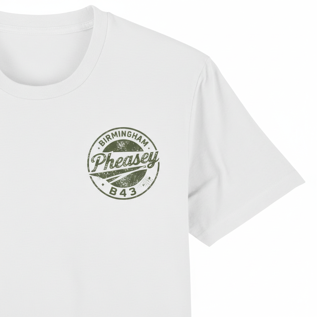 Pheasey - T-Shirt - B43 Vintage Stamp Design
