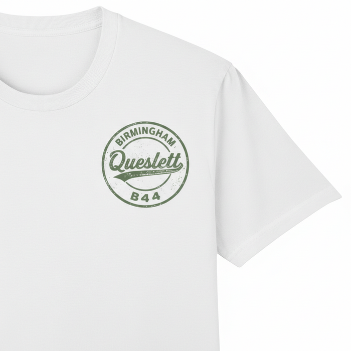 Queslett - T-Shirt - B44 Vintage Stamp Design