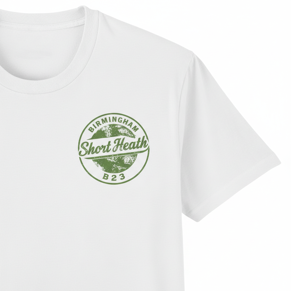 Short Heath - T-Shirt - B23 Vintage Stamp Design