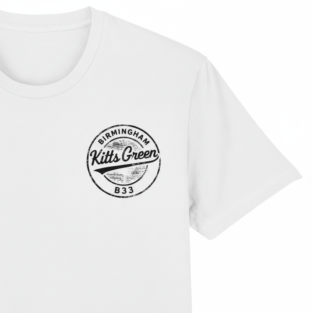 Kitts Green - T-Shirt - B33 Vintage Stamp Design