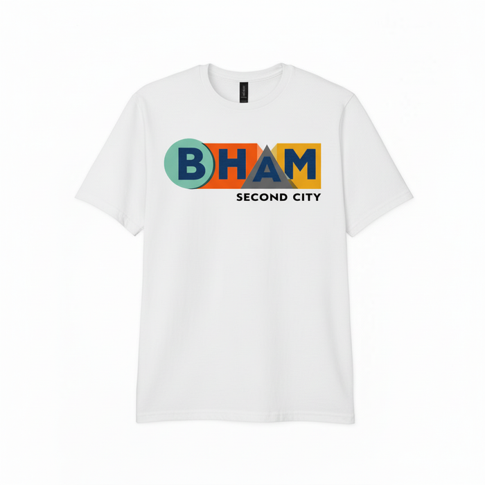 Birmingham - T-Shirt - BHAM Second City Bold Graphic