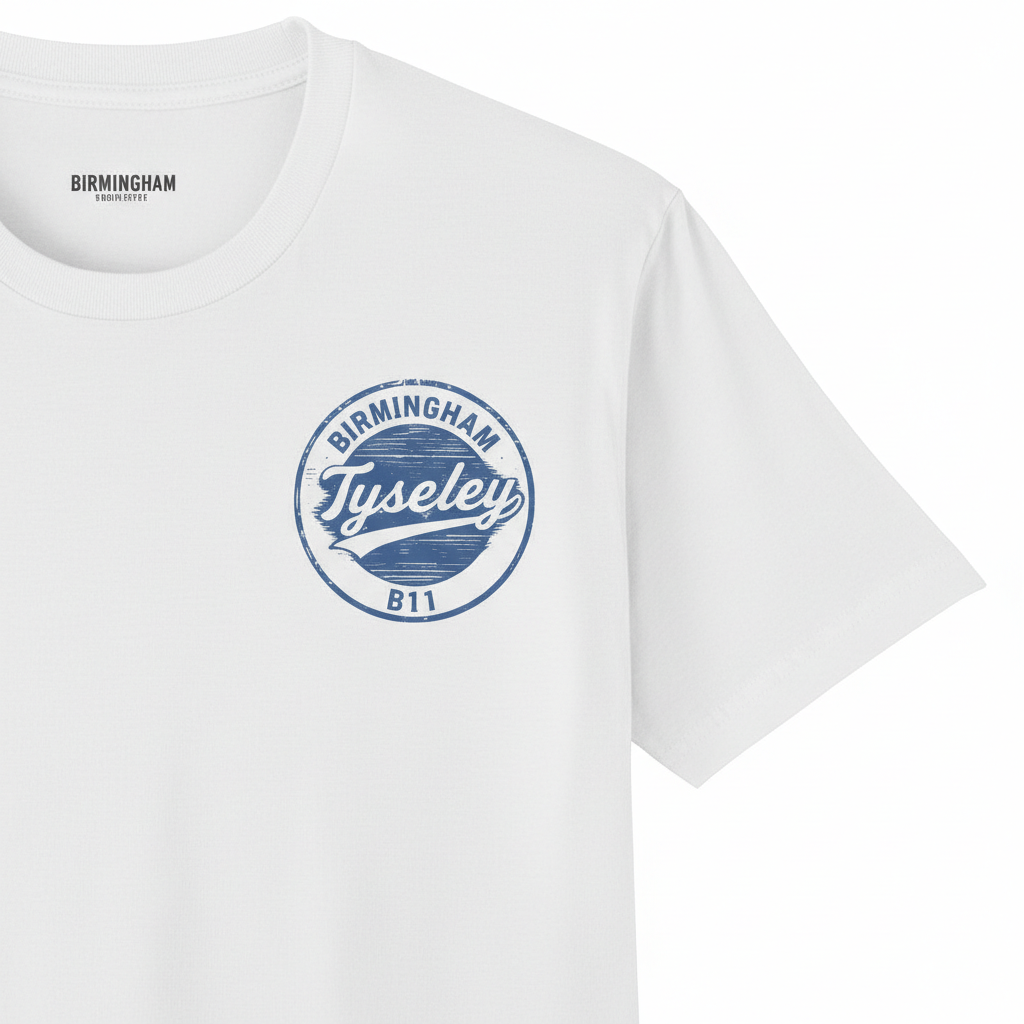 Tyseley - T-Shirt - B11 Vintage Stamp Design