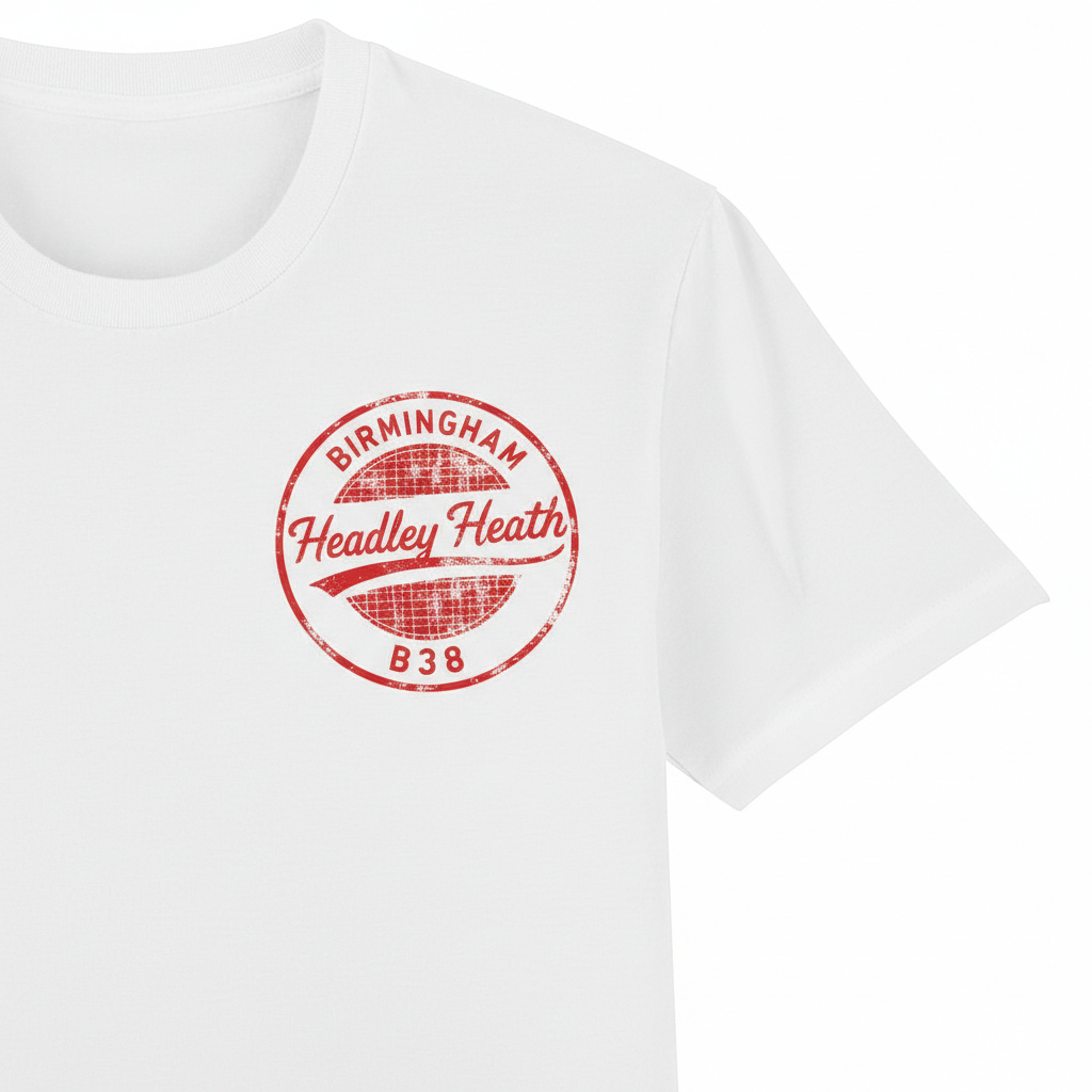 Headley Heath - T-Shirt - B38 Vintage Stamp Design