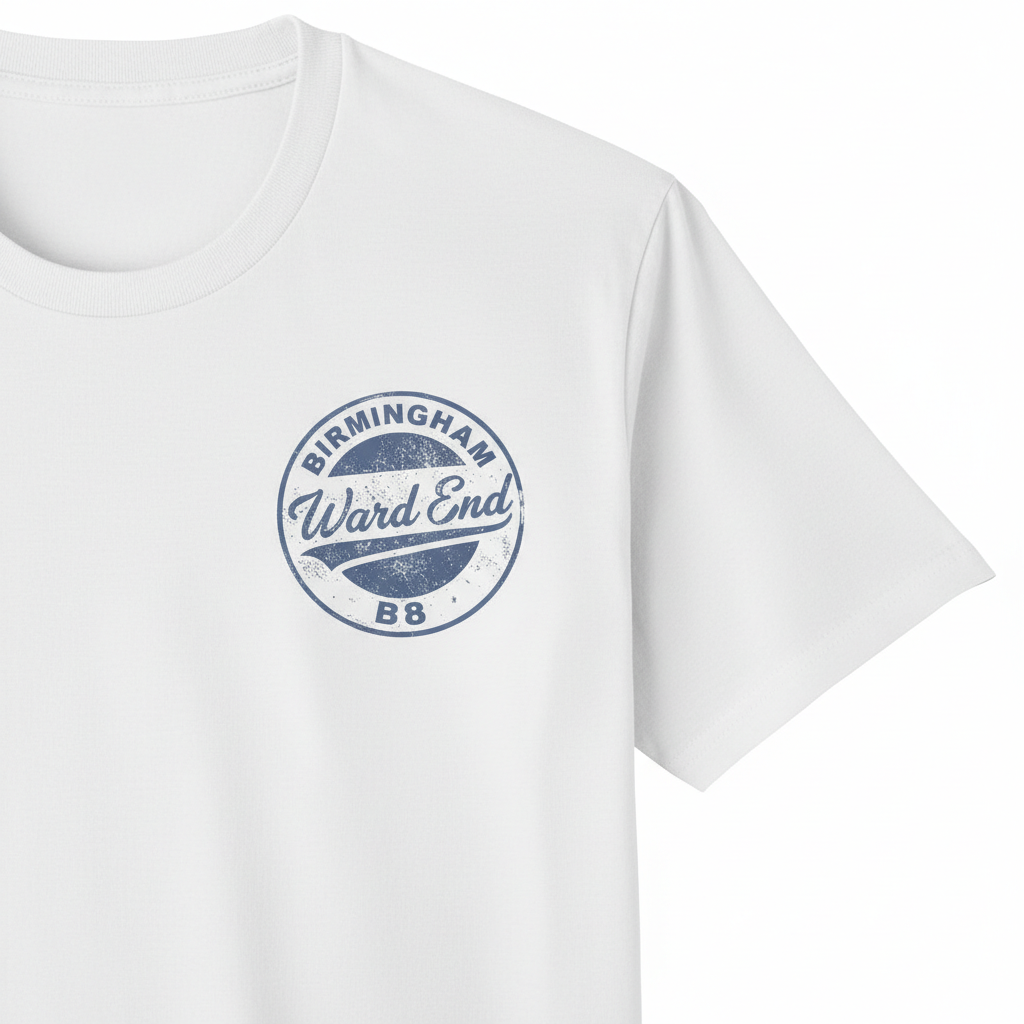 Ward End - T-Shirt - B8 Vintage Stamp Design