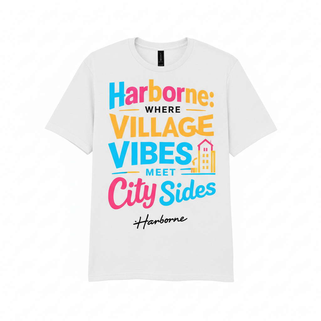 Harborne - T-Shirt - Say it…Harborne Design