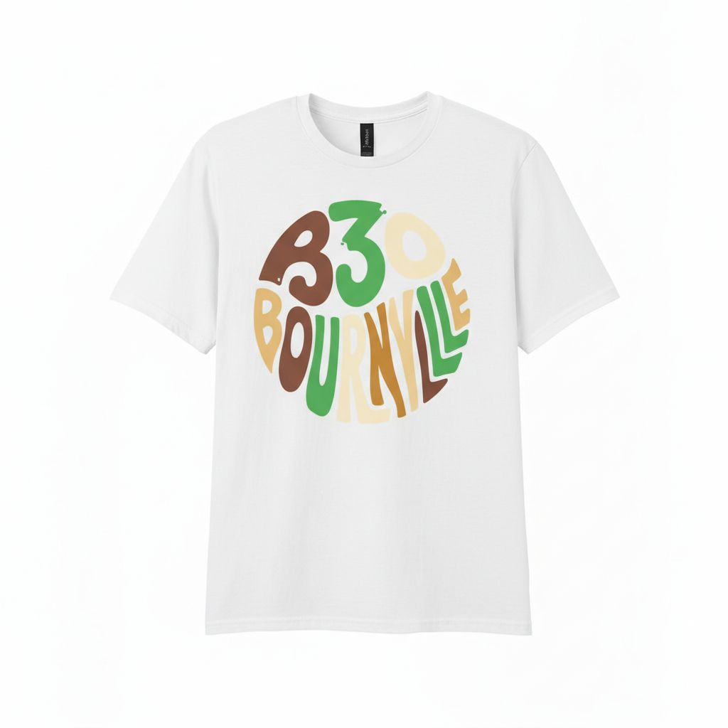 Bournville - T-Shirt - Colour Burst Design