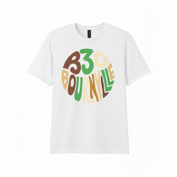 Bournville - T-Shirt - Colour Burst Design